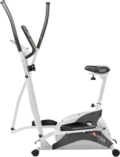 AsVIVA C16 Crosstrainer: 2in1 Heimtrainer mit 12 kg Schwungmasse, 8 Stufen, App-Steuerung via Bluetooth – leise, kompakt & ideal für Zuhause.