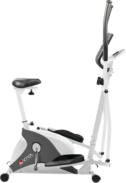 AsVIVA C16 Crosstrainer: 2in1 Heimtrainer mit 12 kg Schwungmasse, 8 Stufen, App-Steuerung via Bluetooth – leise, kompakt & ideal für Zuhause.