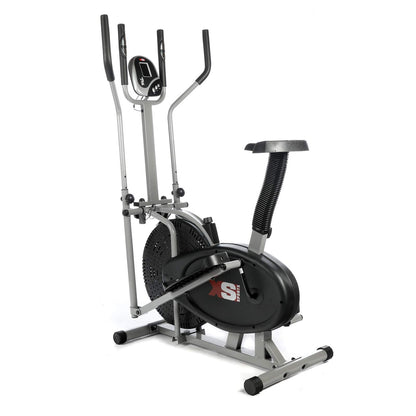 Luna Pro 2-in-1 Ellipsentrainer & Heimtrainer mit Sitz, Pulssensoren – Fitness, Cardio & Gewichtsverlust Workout Maschine.