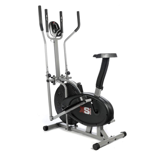 Luna Pro 2-in-1 Ellipsentrainer & Heimtrainer mit Sitz, Pulssensoren – Fitness, Cardio & Gewichtsverlust Workout Maschine.