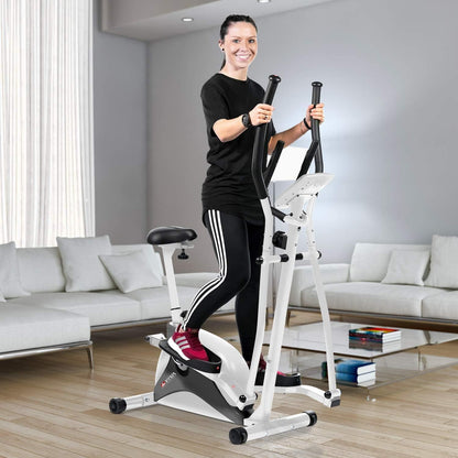 AsVIVA C16 Crosstrainer: 2in1 Heimtrainer mit 12 kg Schwungmasse, 8 Stufen, App-Steuerung via Bluetooth – leise, kompakt & ideal für Zuhause.